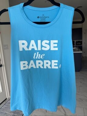 Pure Barre Aqua 'Raise the Barre' Tank